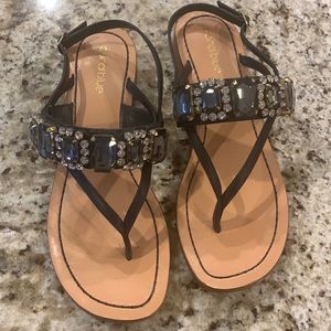 Beautiful jeweled Anthropologie sandals!!